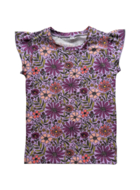Shirt ‘Bloemetjes Paars’