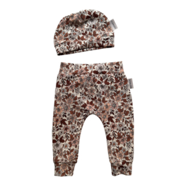 Broekje ‘Vintage Bloemetjes Cacao’