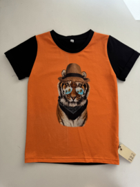 122 shirt oranje zwart tijger