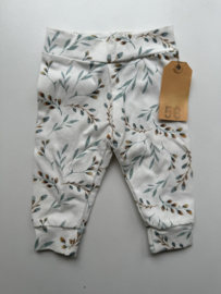 56 legging bloemetjes zeeblauw