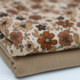 Tricot Bruine Herfstbloem