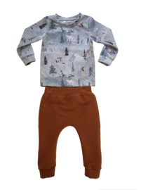 Broekje ‘Rib Cognac’
