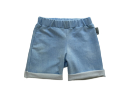 Jongensshort ‘Jeanslook Lichtblauw’