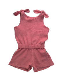 Zomerjumpsuit ‘Roze Hydrofiel’