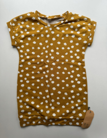 80 jurkje oker wit Dots