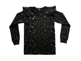 Shirt ‘Zwart Goud Dots’