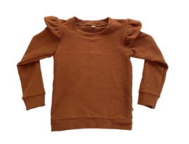 Trui ‘Ribtricot Cognac’