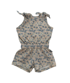 Zomerjumpsuit ‘Bloemetjes Blauw’