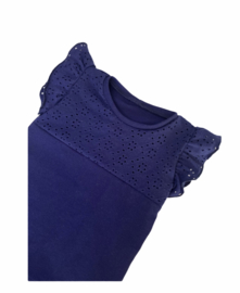 Shirt ‘Broderie Donkerblauw’