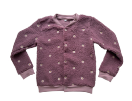 Vest ‘Mauve Teddy Broderie’