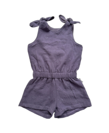 Meisjes Jumpsuit ‘Broderie Lila’