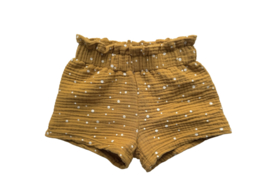 Zomershortje ‘Hydrofiel Oker Stipjes’