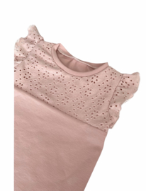 Shirt ‘Broderie Dusty Roze’