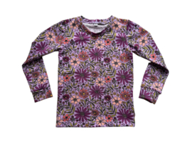 Shirt ‘Bloemetjes Paars’