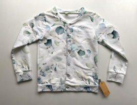 104 Vestje Bloemen Blauw
