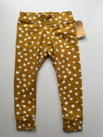86 legging oker wit dots