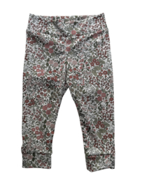 Legging ‘Bloemetjes Marsala Army’