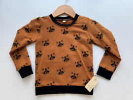 98 Trui pandaberen cognac