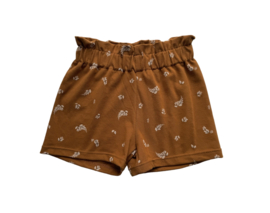 Zomershortje ‘Cognac Blaadjes’