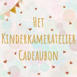 Coming soon: Het Kinderkameratelier Cadeaubon