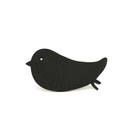 Wandhaakje “Bird” zwart