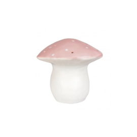 Heico lamp paddenstoel - vintage roze -Large