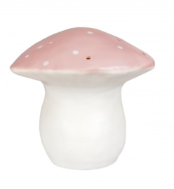Heico lamp paddenstoel - vintage roze - large