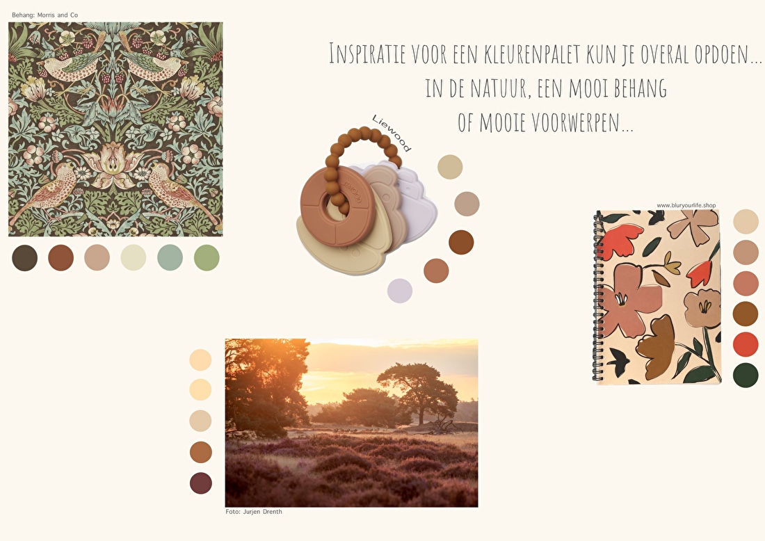 Inspiratie kleuren kinderkamer