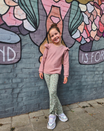 Longsleeve textuur oud roze