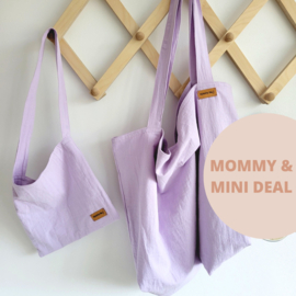 Mommy & mini bags lila