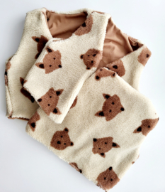 Teddy gilet vosje