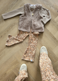 Taupe teddy gilet