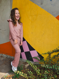 Broekje - textuur oud roze
