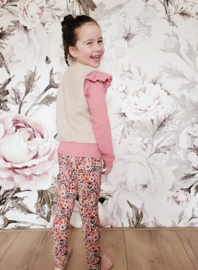 Longsleeve rib roze
