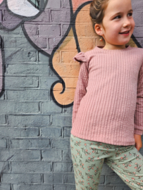 Longsleeve textuur oud roze