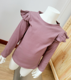 Longsleeve rib mauve