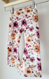 Broekje - aquarel flowers