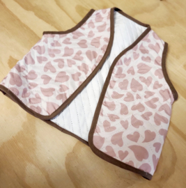 Gilet hartjes maat 86/92
