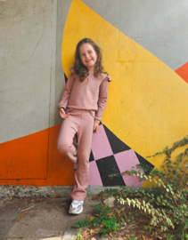Broekje - textuur oud roze