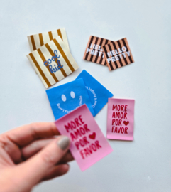 Teddy gilet caramel bruin pailletten