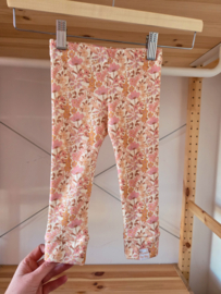 Broekje - rib pastel weidebloem