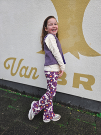 Broekje - paarse bloemen