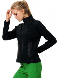 Dames sport jacket MDC Softshell - kleur Zwart