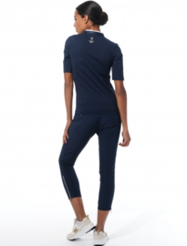 Dames golfbroek stretch met ritsen MDC - Lengte 7/8 - Navy blauw