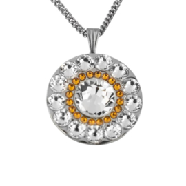 Pebble Beach Gold golfbal marker "Girls Golf Bling" – zilver / goud.  Vanaf: €20,95 - €29,95