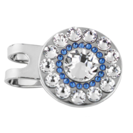 Spyglass Hill Sapphire Blue Golf Ballmarker "Girls Golf Bling" - Silber / Blau. Ab €20.95 - €29.95