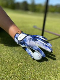 Dames golfhandschoen "Glove It" – design Indigo Poppy