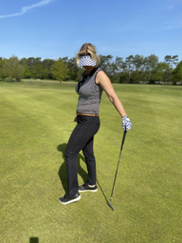 Set Damen Visor und Golf handschuhe "Glove It"- design Checkmate