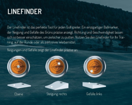 Linefinder - Edelstahl mit Orange