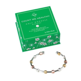 Golf Goddess golf strokes zähler "Chelsea Charles" - Silberne, gold und rotgold Charms
